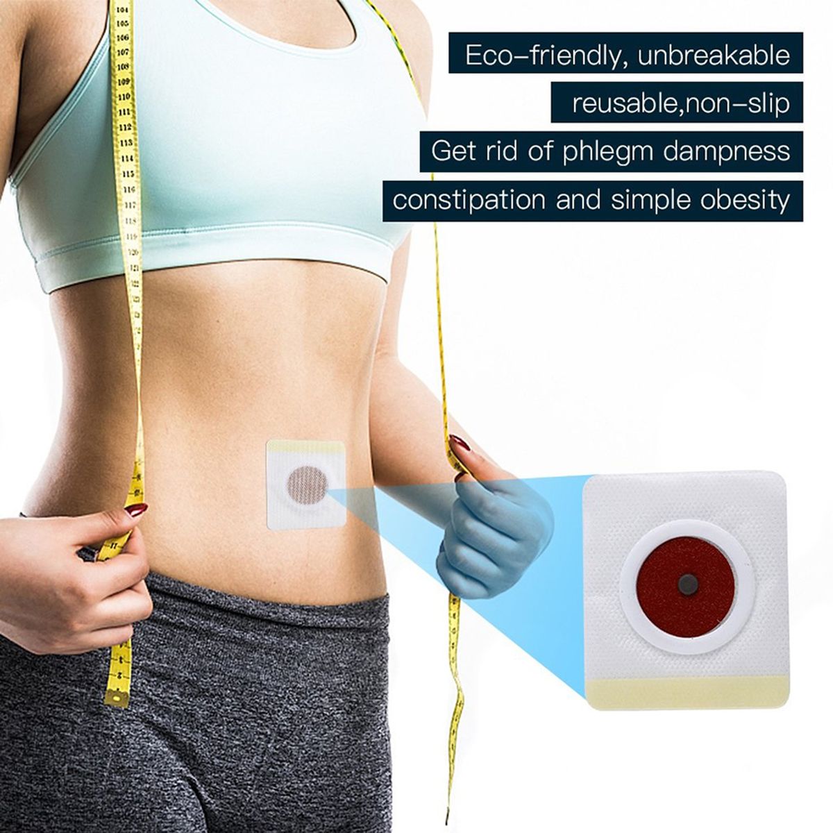 100Pcs Slimming Naval Patches Waist Thigh Abdomen Slimming