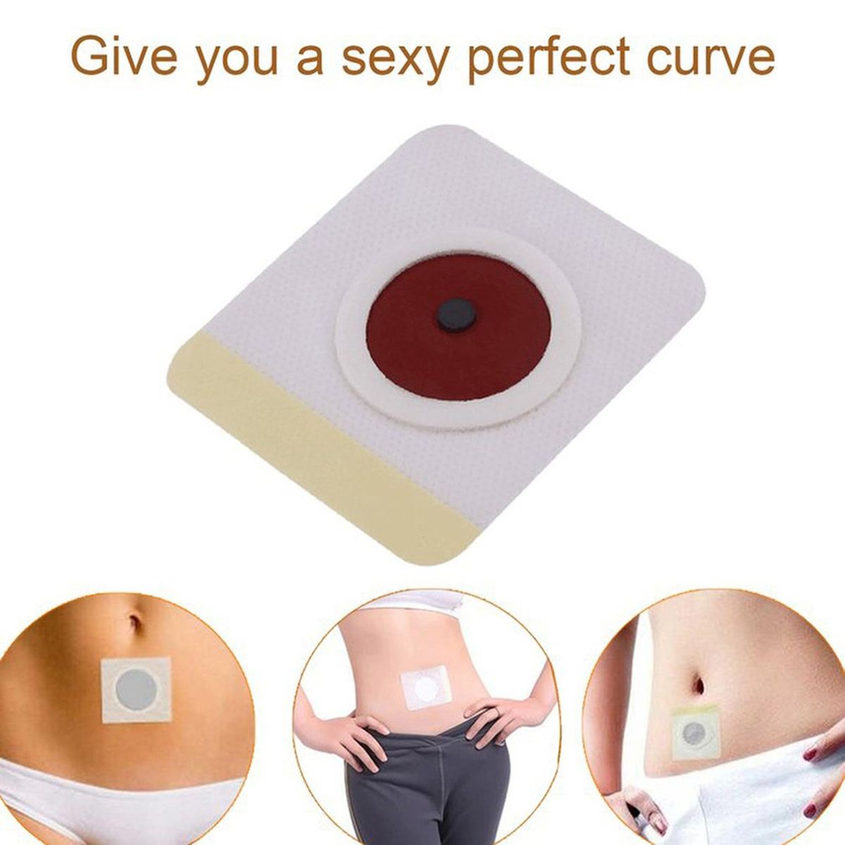 100Pcs Slimming Naval Patches Waist Thigh Abdomen Slimming