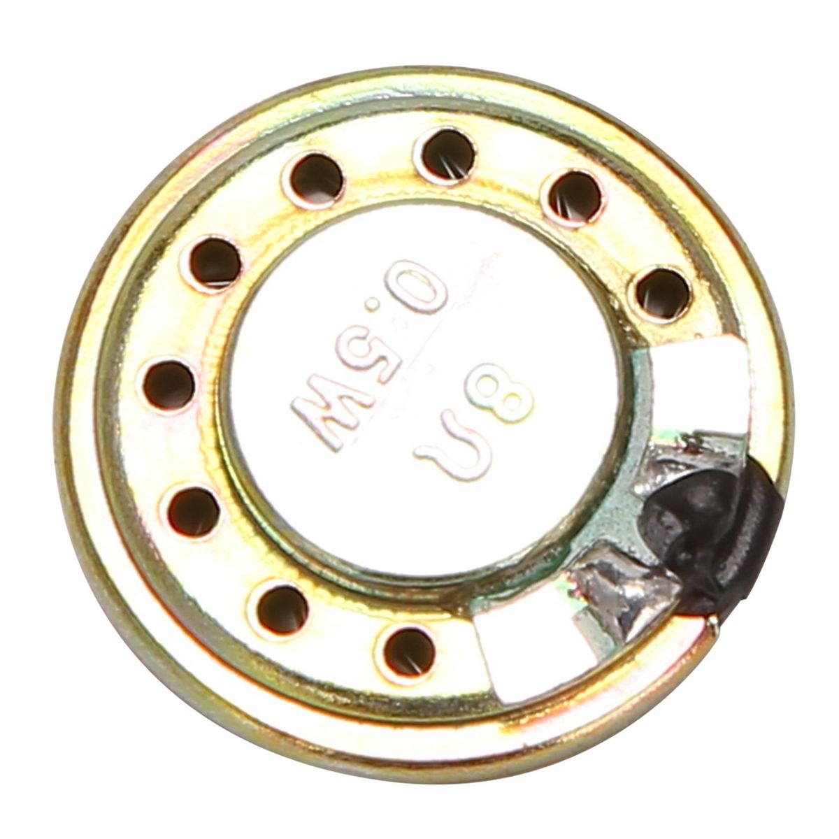 8 Ohm 0.5W 20mm Dia. Round Slim Internal Magnet Speaker for