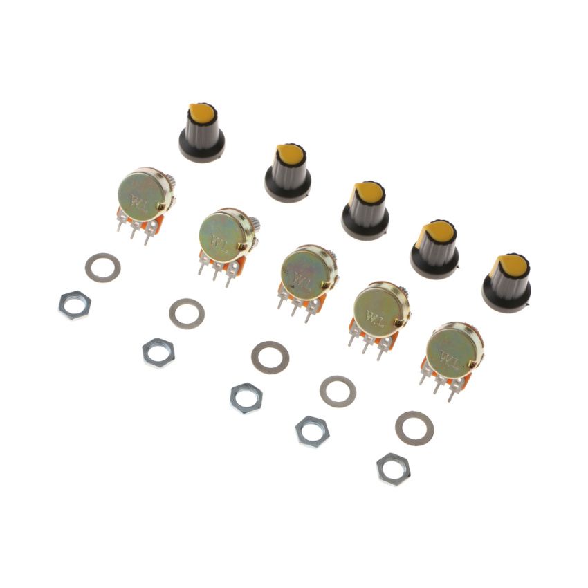 5 Pieces 10 3 Terminal Linear Taper Rotary Audio