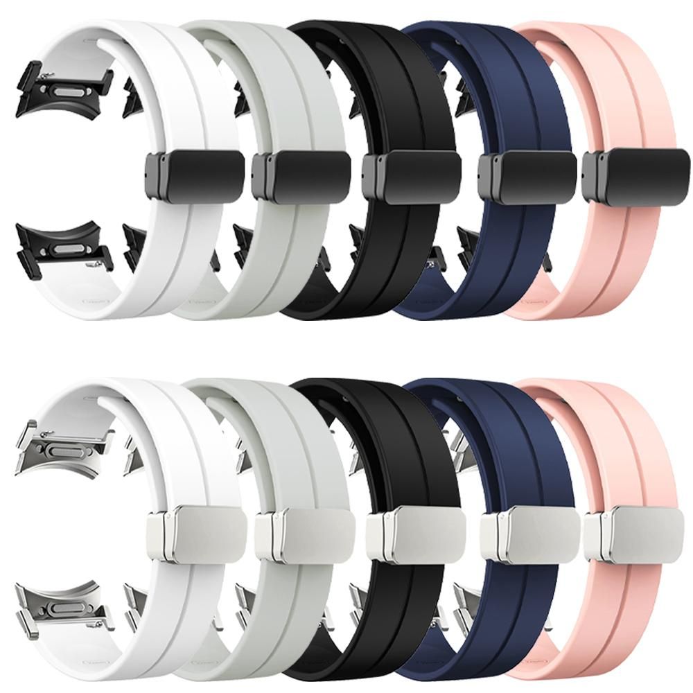 Magnetic Silicone Strap for Samsung Galaxy Watch6 44mm 40mm Sport Watchband 20mm Band Bracelet Galaxy Watch 6 Classic 43mm 47mm