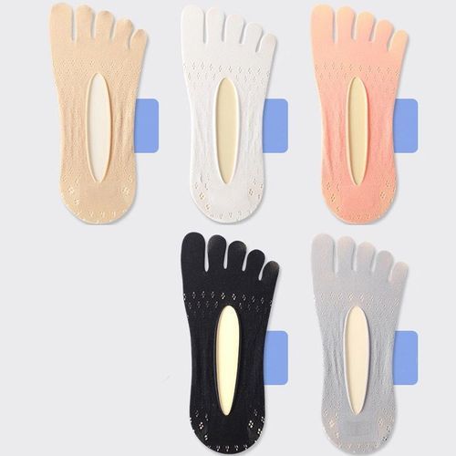 Women Toe Socks No Show Socks Five Finger Socks Invisible Socks（5 Pairs）