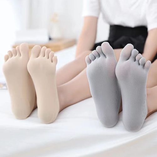 Women Toe Socks No Show Socks Five Finger Socks Invisible Socks（5 Pairs）