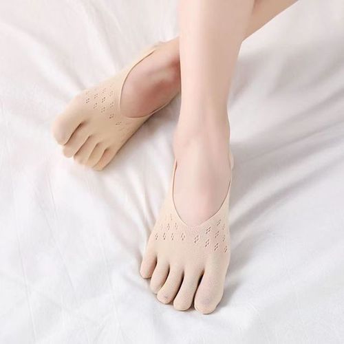 Women Toe Socks No Show Socks Five Finger Socks Invisible Socks（5 Pairs）