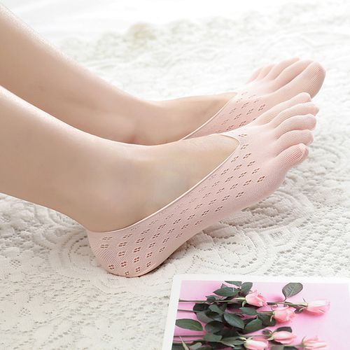 Women Toe Socks No Show Socks Five Finger Socks Invisible Socks（5 Pairs）