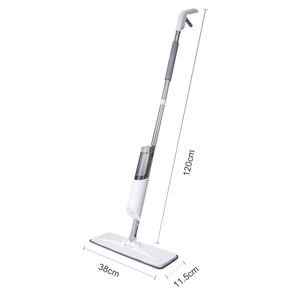 Spray Mop for Floor Cleaning 360 Degree Spin Wet Dry Dust Mop with 270ml Refillable Water Bottle 2 Washable Pads 1 Scrubber Sprayer Microfiber Flat Mop for Hardwood Tiles Floor Home Kitchen