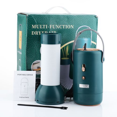 Portable Clothes Dryer Electric Quilt Drying Machine Travel Shoe Dryer Wet Clothes Drying Sterilization Remove Mites Air Warmer-AS SHOW