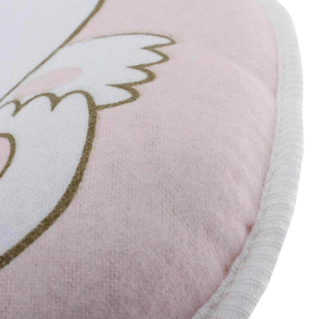 Baby Newborn Solidify Cotton Prevent Flat Head Pillow Pad Cushion Bear Pink