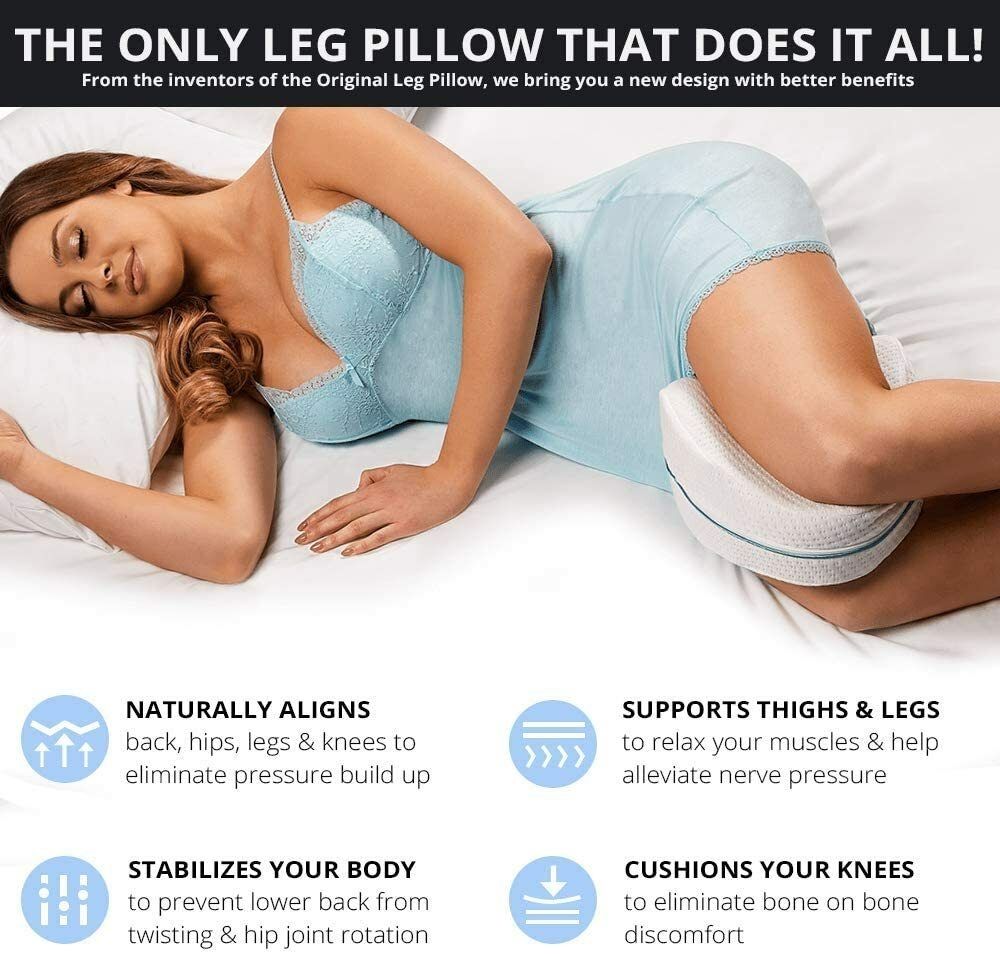 Contour Memory Foam Knee Leg Foot Pillow