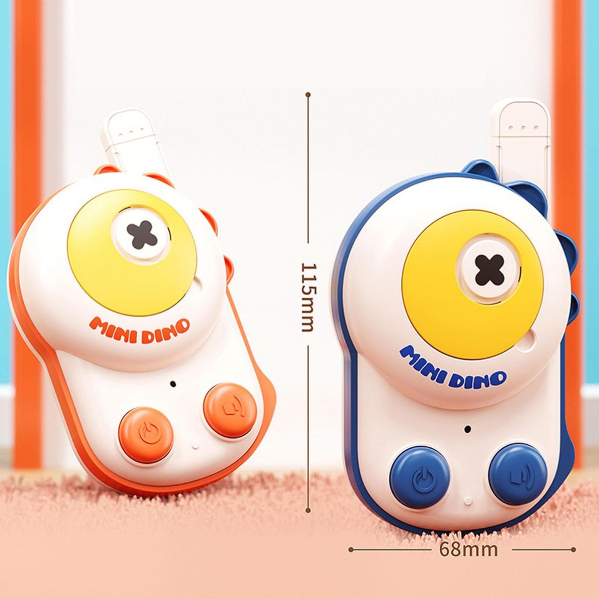 Intercoms for Kids Roar Communicate 2pcs Wireless Dino Intercoms Fun