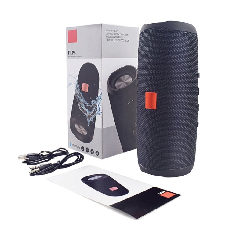 Filp5 Waterproof Stereo Bluetooth Speaker, Support TF Card