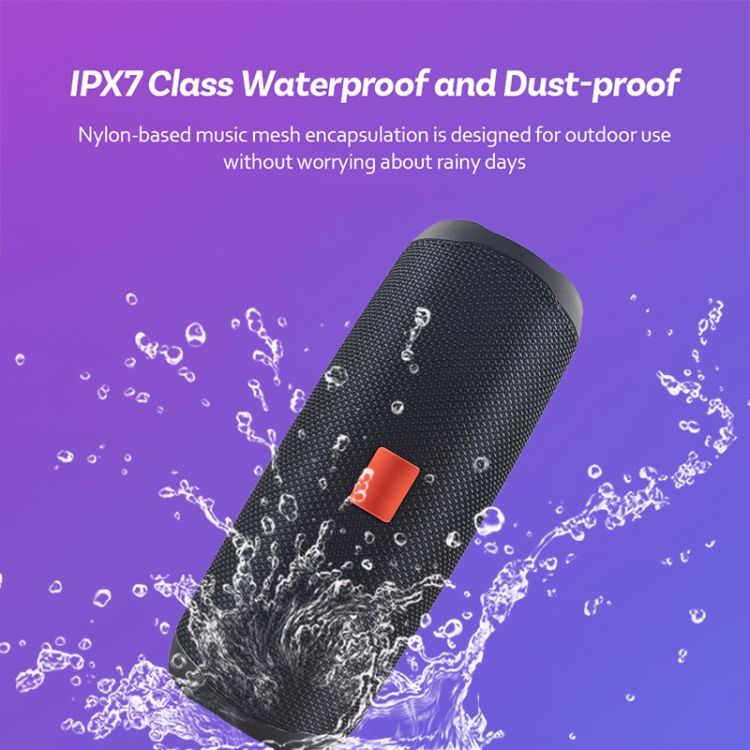Filp5 Waterproof Stereo Bluetooth Speaker, Support TF Card