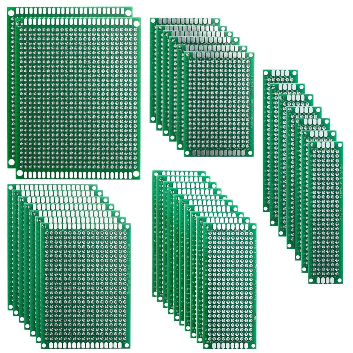 Circuit Board Diy Projects 32-piece Double Pcb Board Kit for Diy