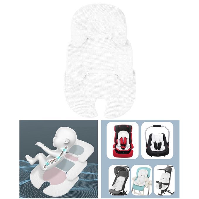 Baby Stroller Cushion Polar Fleece Baby Shower Gifts For Baby White