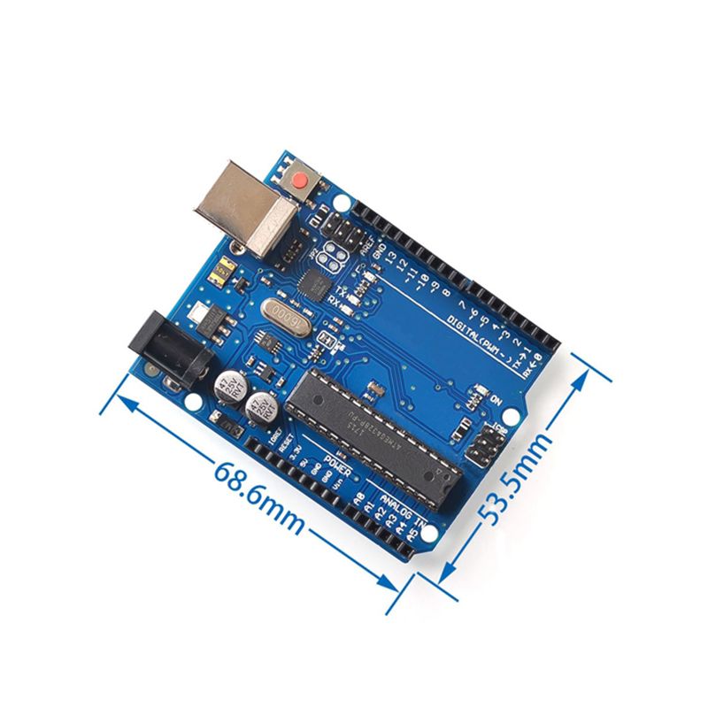 One Set UNO R3 Official Box ATMEGA16U2+MEGA328P Chip For Arduino UNO R3 Development Board + USB CABLE