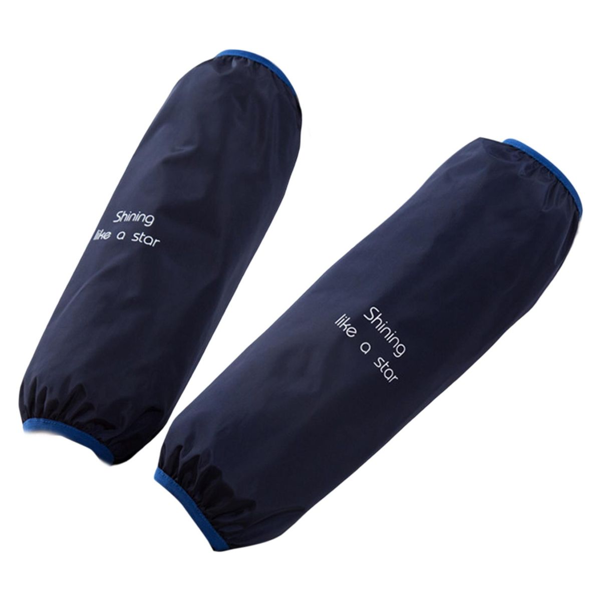 1 Pair Arm Covers Kitchen Cooking Fawn Arm Sleeves Navy Blue
