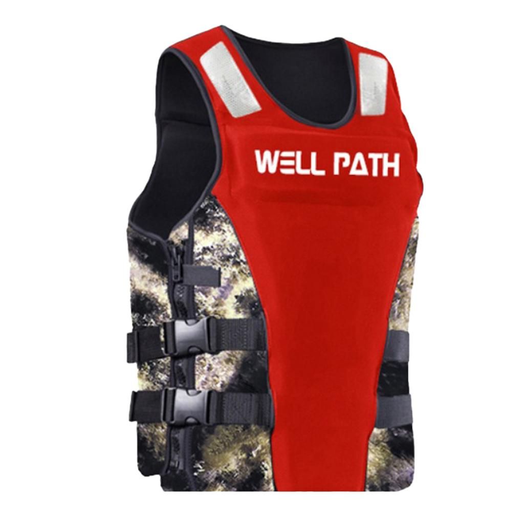 Kayak Canoe Boat Swimming Fishing Vest Buoyancy Red  S