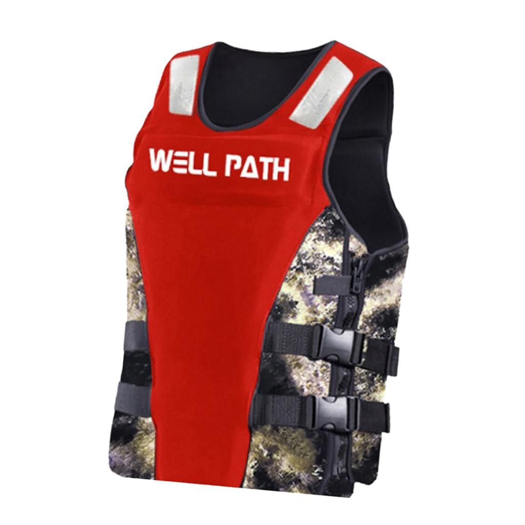 Kayak Canoe Boat Swimming Fishing Vest Buoyancy Red  S