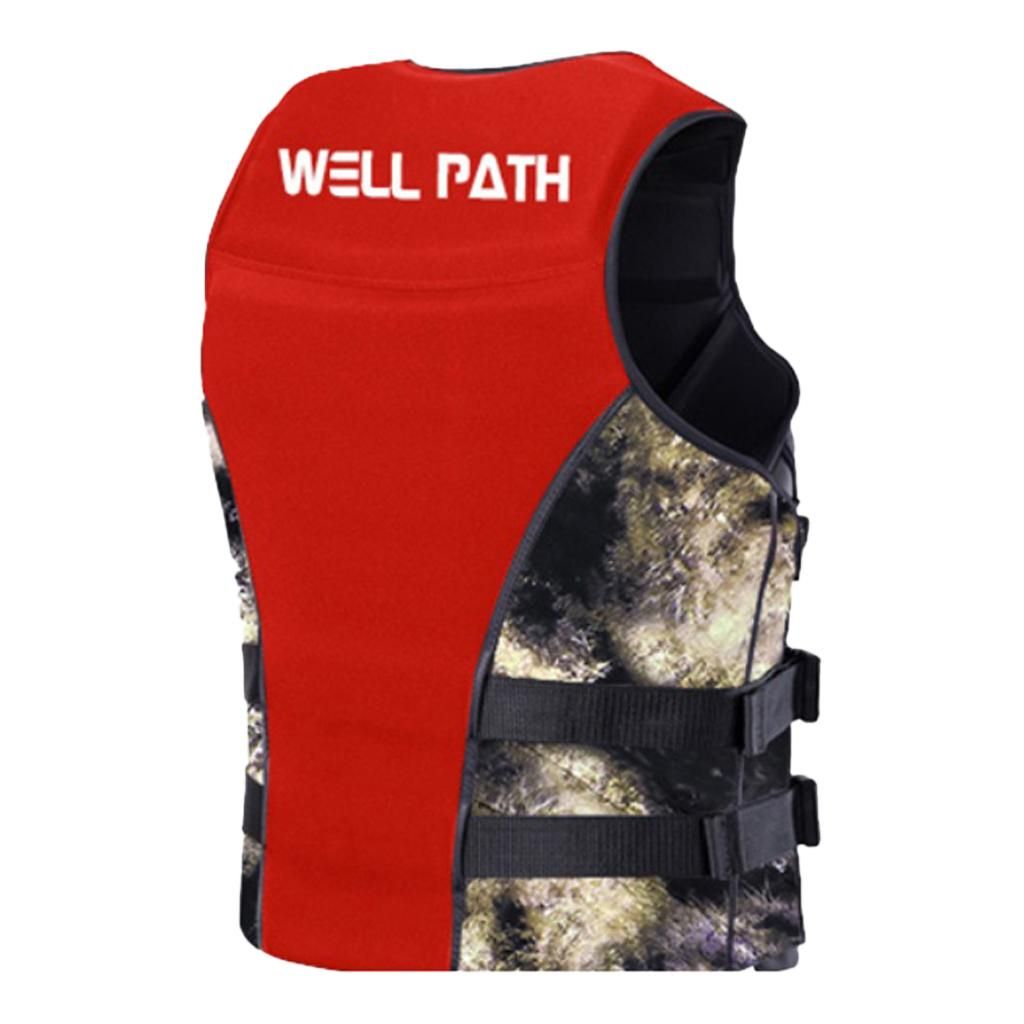 Kayak Canoe Boat Swimming Fishing Vest Buoyancy Red  S