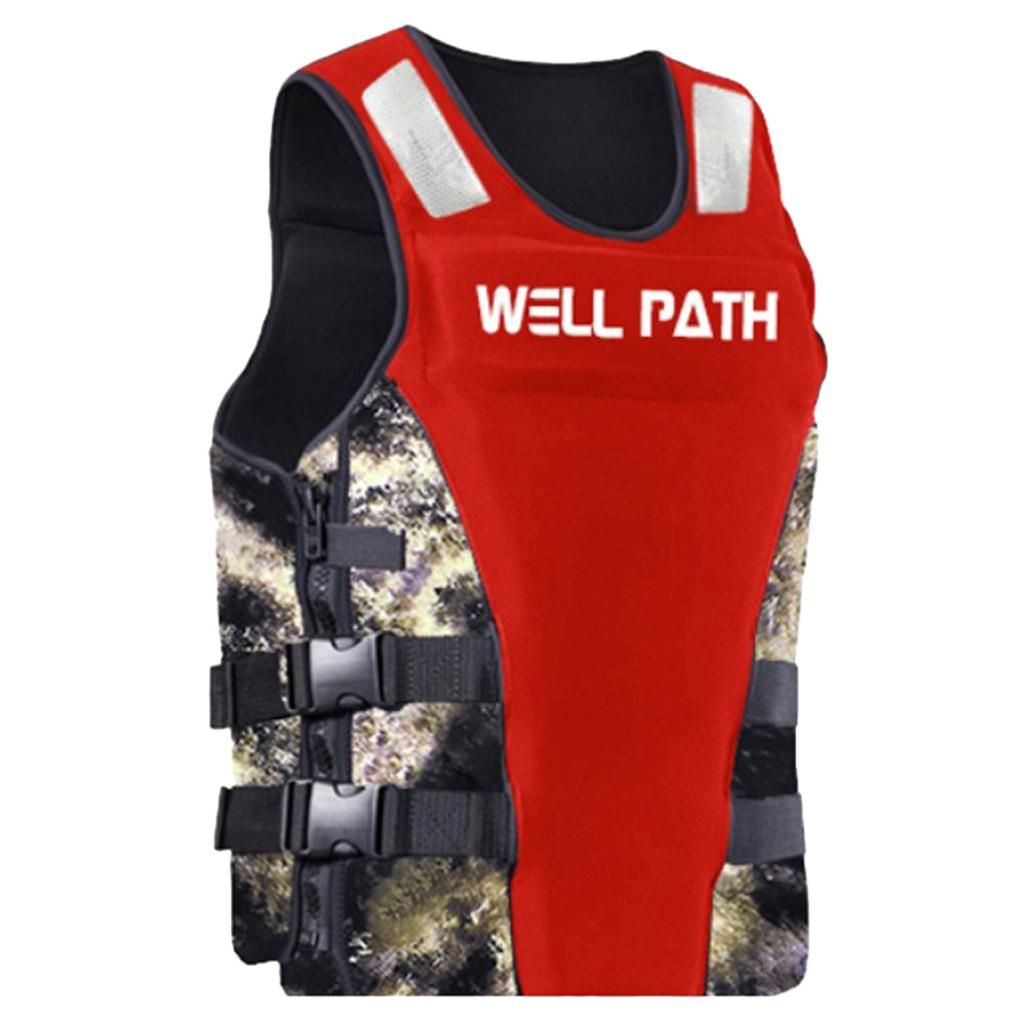 Kayak Canoe Boat Swimming Fishing Vest Buoyancy Red  S