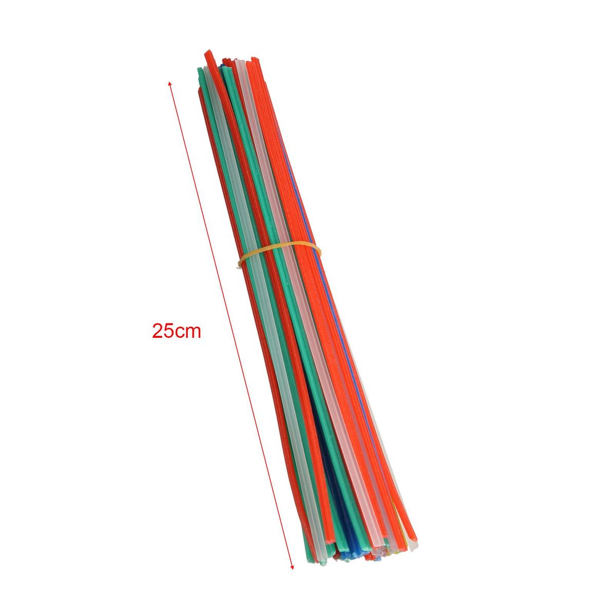 50pcs 5Color Plastic welding rods PP welder rods for plastic welder gun/hot air gun