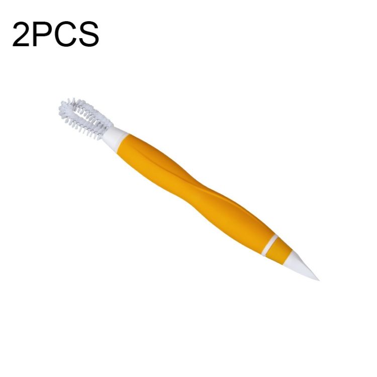 2 PCS Cup Lid Brush Pacifier Brush