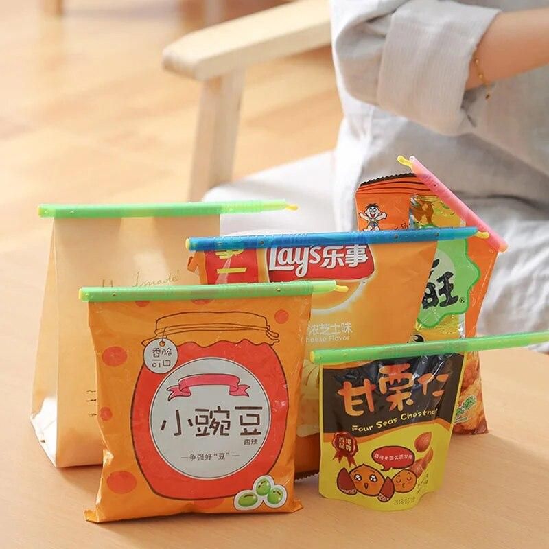 23cm 10pcs new color bag clips Anylock gripstick style seals Food bag sealing clip