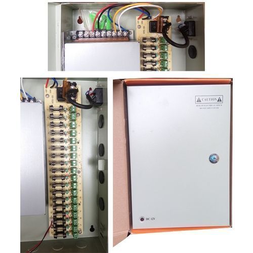 18 Channel CCTV Power Supply DC 12V. With Splitter Fuse Box, Power Cord And Fittings For Security Camera, LED Strip LED Display & Centralized Power Supply(18CH 12V 360W).FOR HOW TO WIRE IT, SEE VIDEO BELOW!