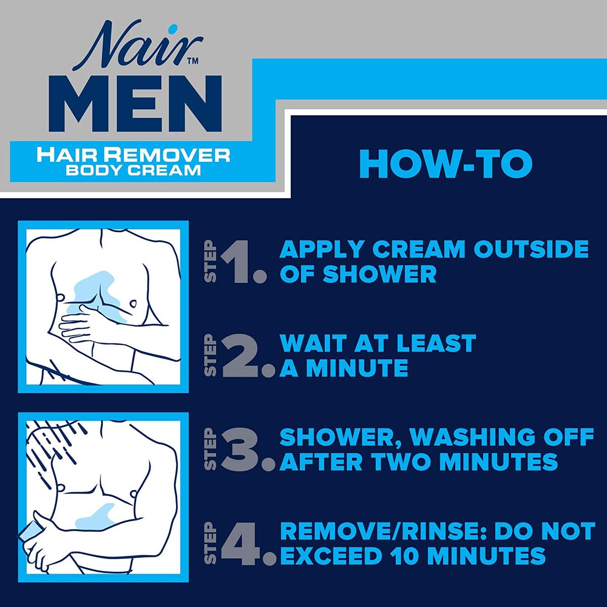 MEN Hair Remover Body Cream 13oz