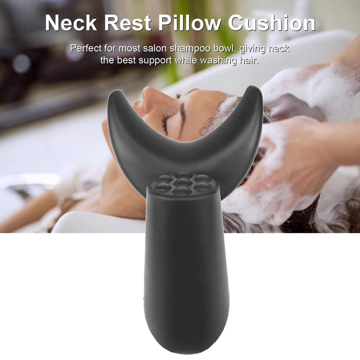 Hair Washing Pillow Shampoo Neck Rest Pillow Cushion Neck Rest Support Pillow Black Hair Salon Accessories
