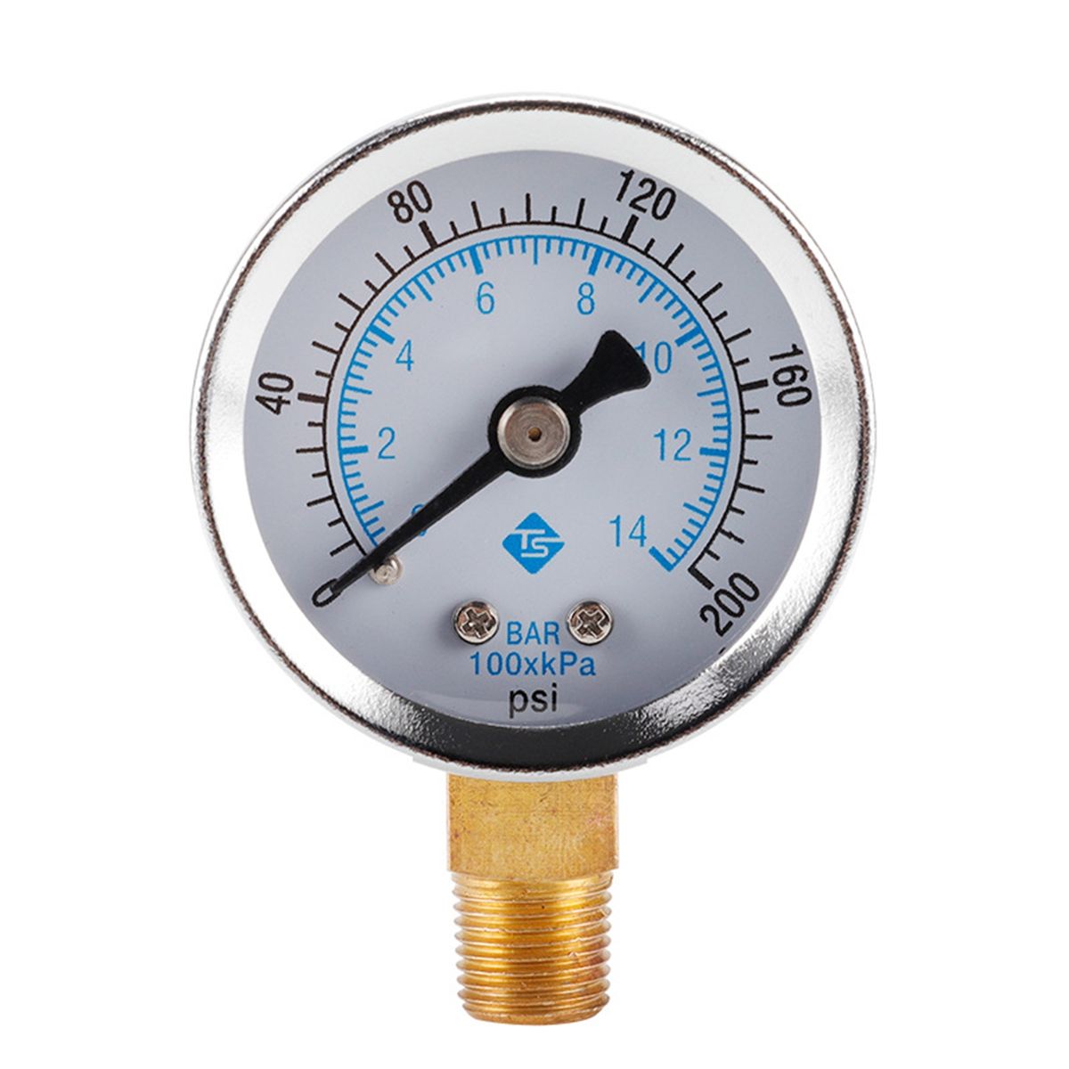 Air Pressure Gauge Anti Corrosion Air Pressure Gauge Black