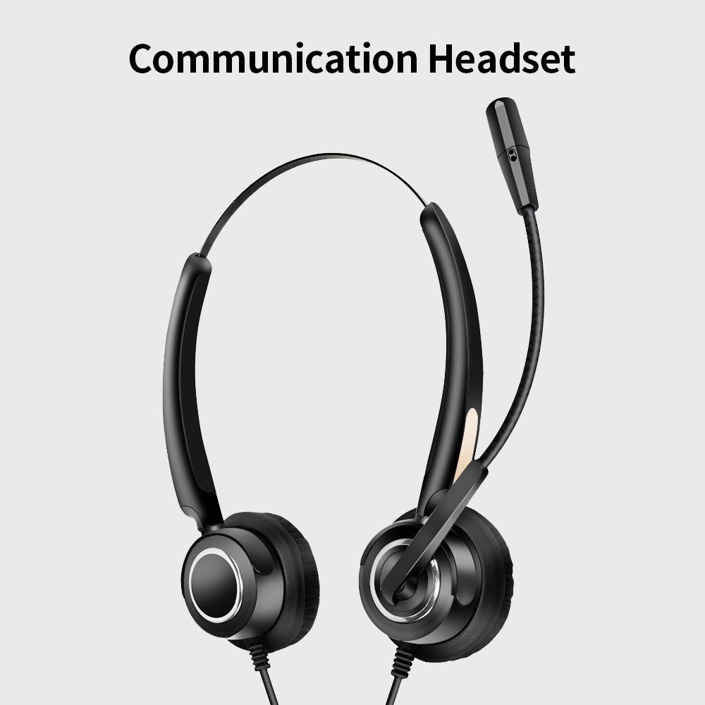 Communication Headset Lightweight Steel Rod Noise Resistant