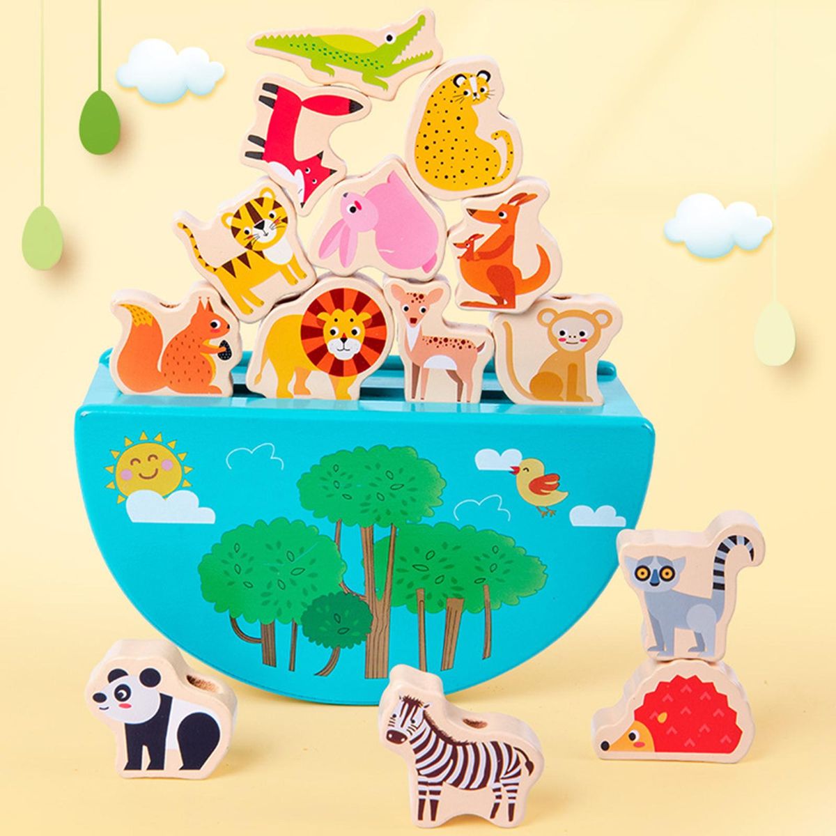 1 Set Building Blocks Fun Stackable Building Blocks