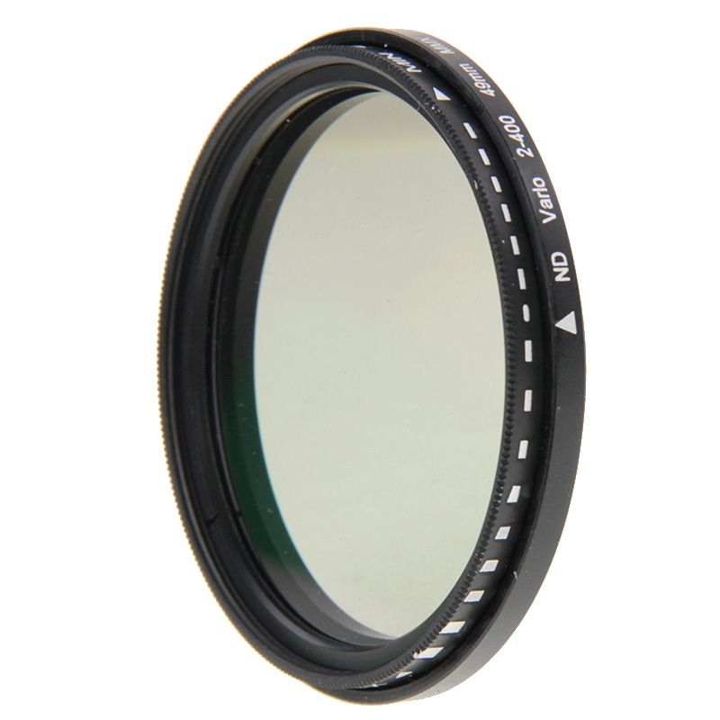 49mm ND Fader Neutral Density Adjustable Variable Filter, ND 2 To ND 400 Filter