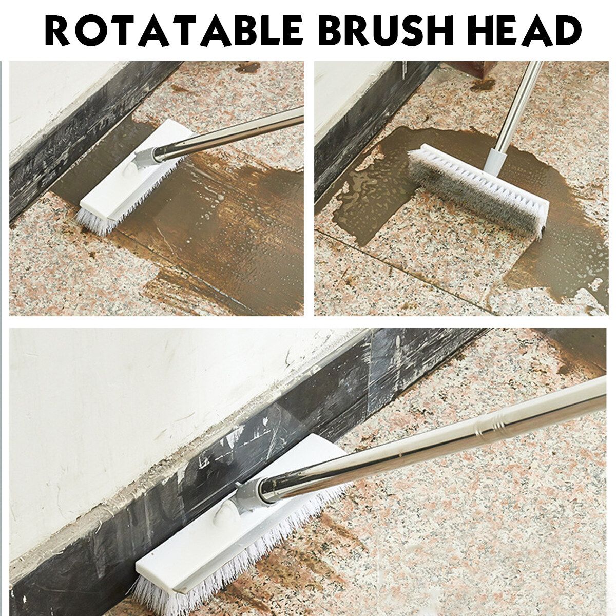 Powerful Decontamination Floor Brush Toilet Floor Long Handle Cleaning Brush