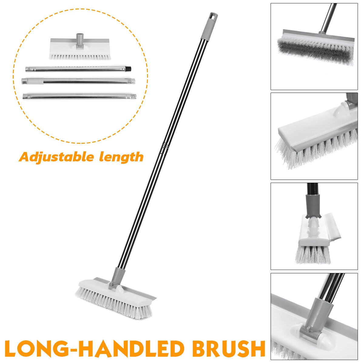 Powerful Decontamination Floor Brush Toilet Floor Long Handle Cleaning Brush
