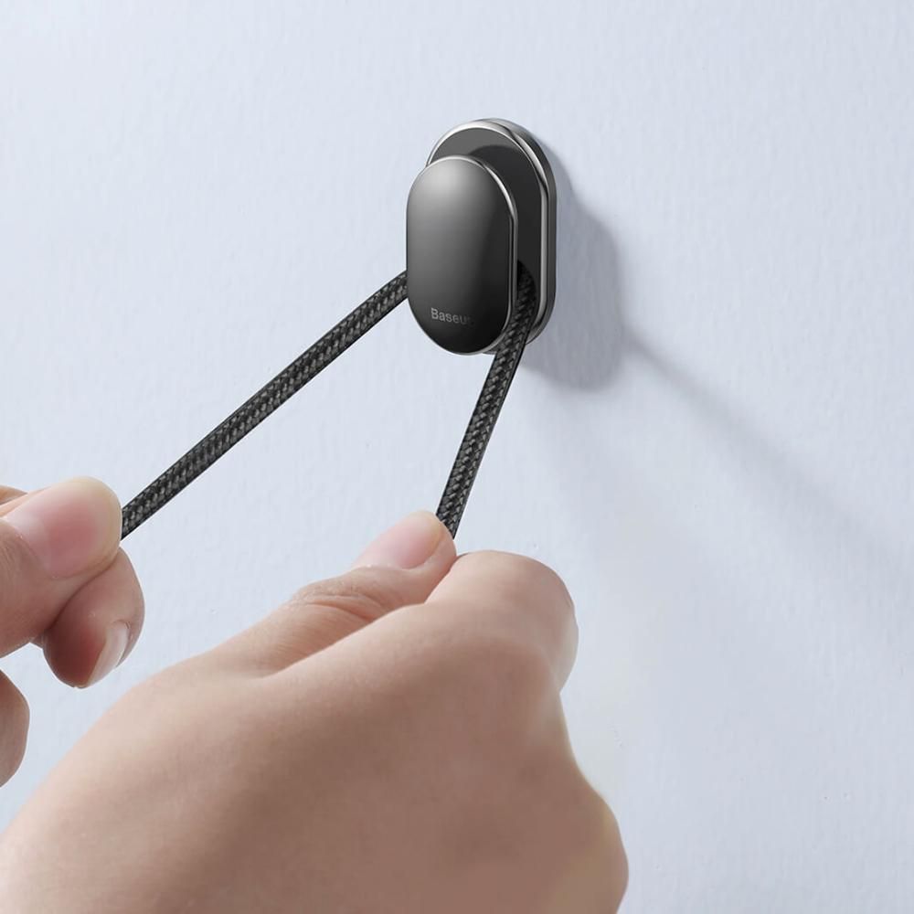 Baseus Sticky Hanger  4 PCS Hooks Gift for Car Home Wired Earphone Clothes Umbrella