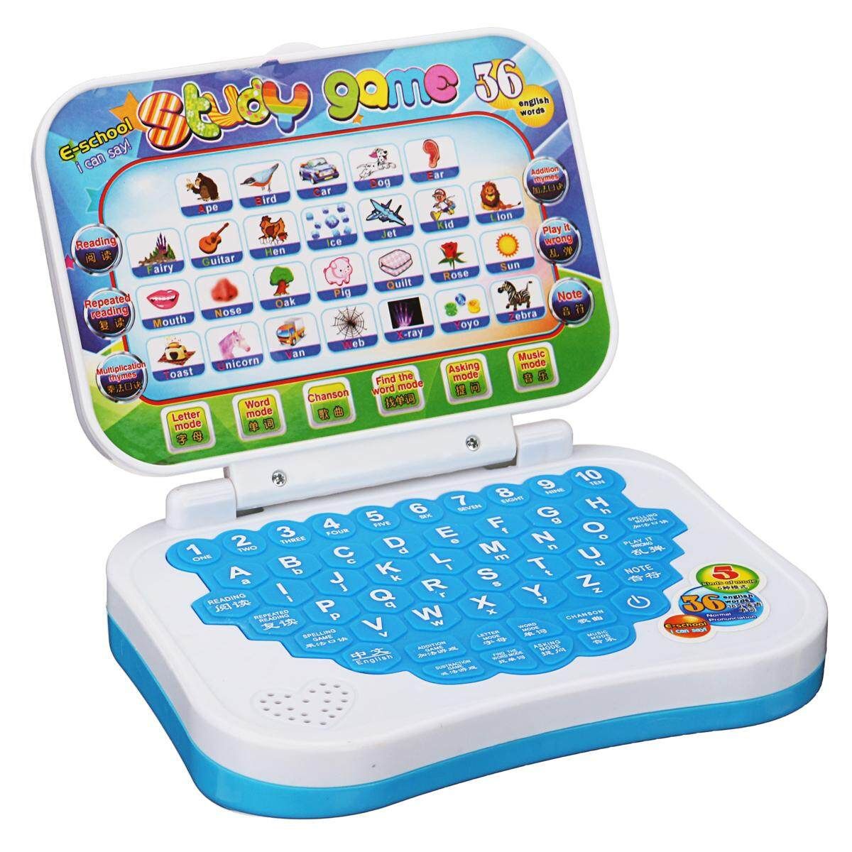 Baby Kid Toddler Educational Learning Study Toy Laptop Computer Game