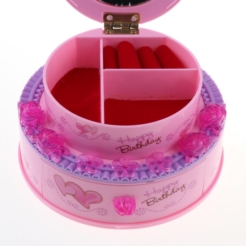 Music Box With Drawers Jewelry Storage Case Musical Toy