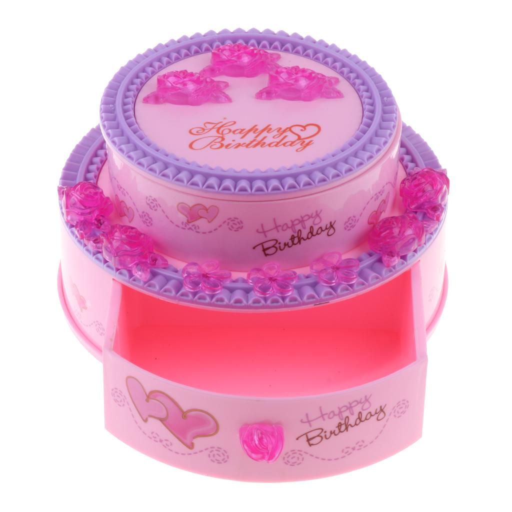 Music Box With Drawers Jewelry Storage Case Musical Toy