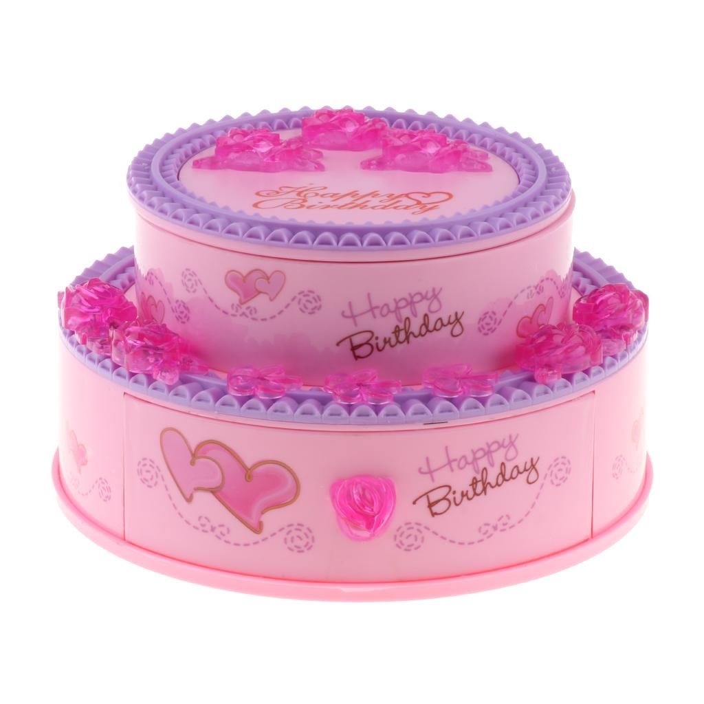 Music Box With Drawers Jewelry Storage Case Musical Toy