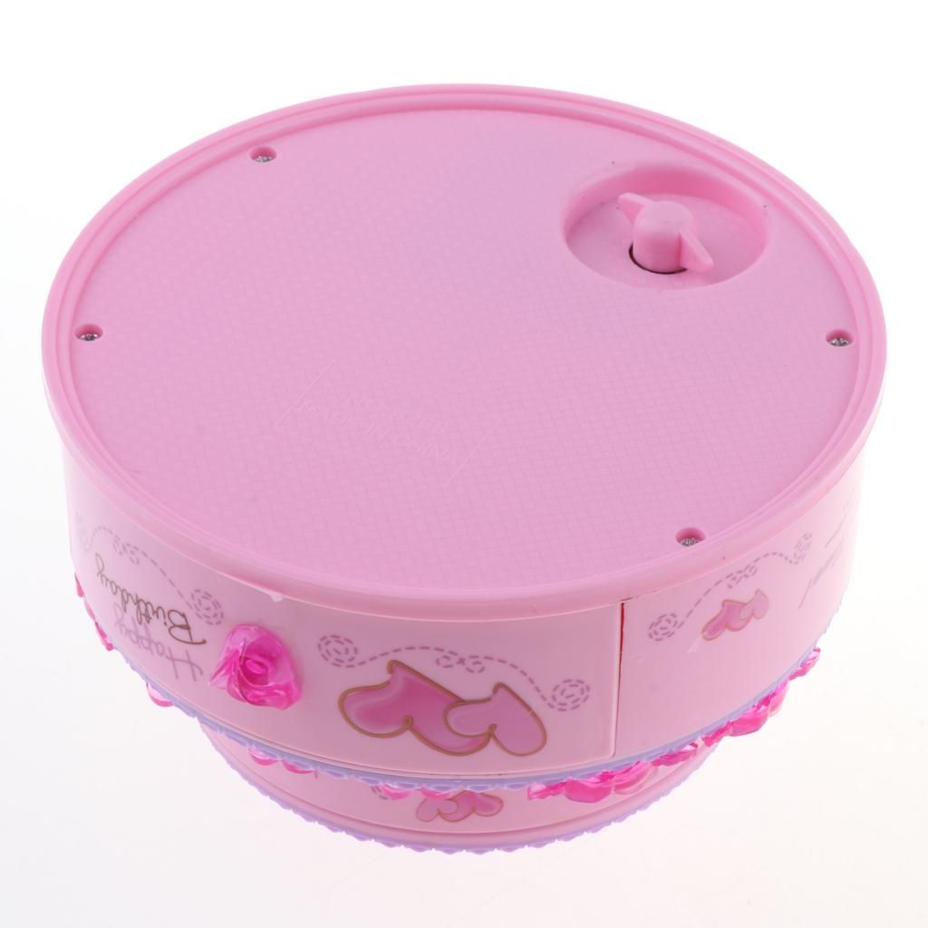 Music Box With Drawers Jewelry Storage Case Musical Toy