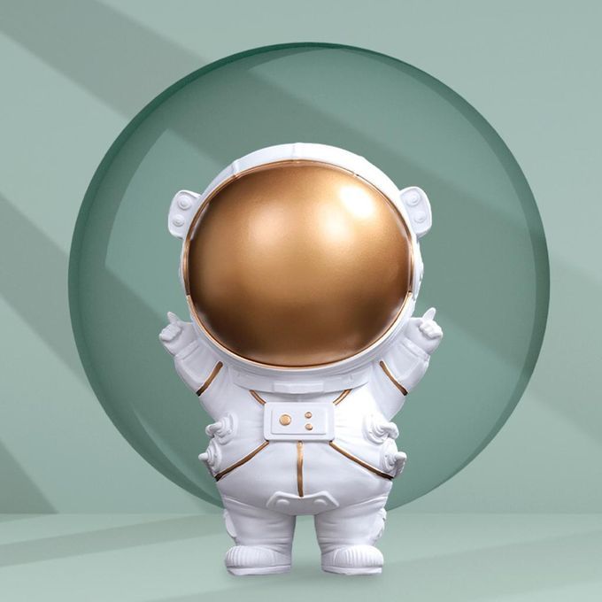 1pc Astronaut Figurines Handmade Hotel Bedroom TV Shelf Stand S