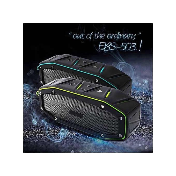Portable Waterproof IPX6 Bluetooth Wireless Speaker 10W With Bumping Bass For Outdoor Sports HT-S