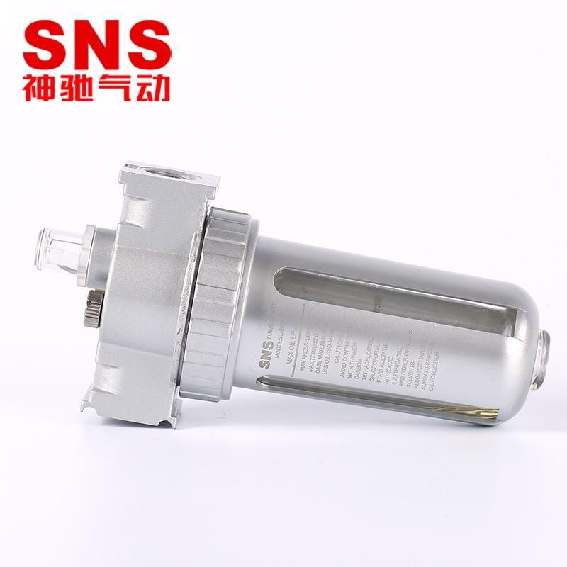 SNS Shenchi Pneumatic Atomized Lubricator SL300 F. R. L (Filter Reducing Pressure Valve Lubricator) Oil Mist Filter Compressed Air Atomized Lubricator