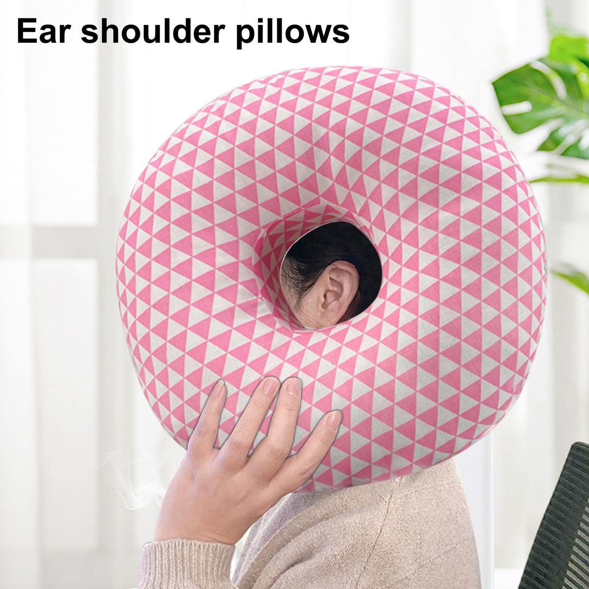 Soft Material Ear Pillow Sleepease Side Sleepers Ear Pain for Reduced