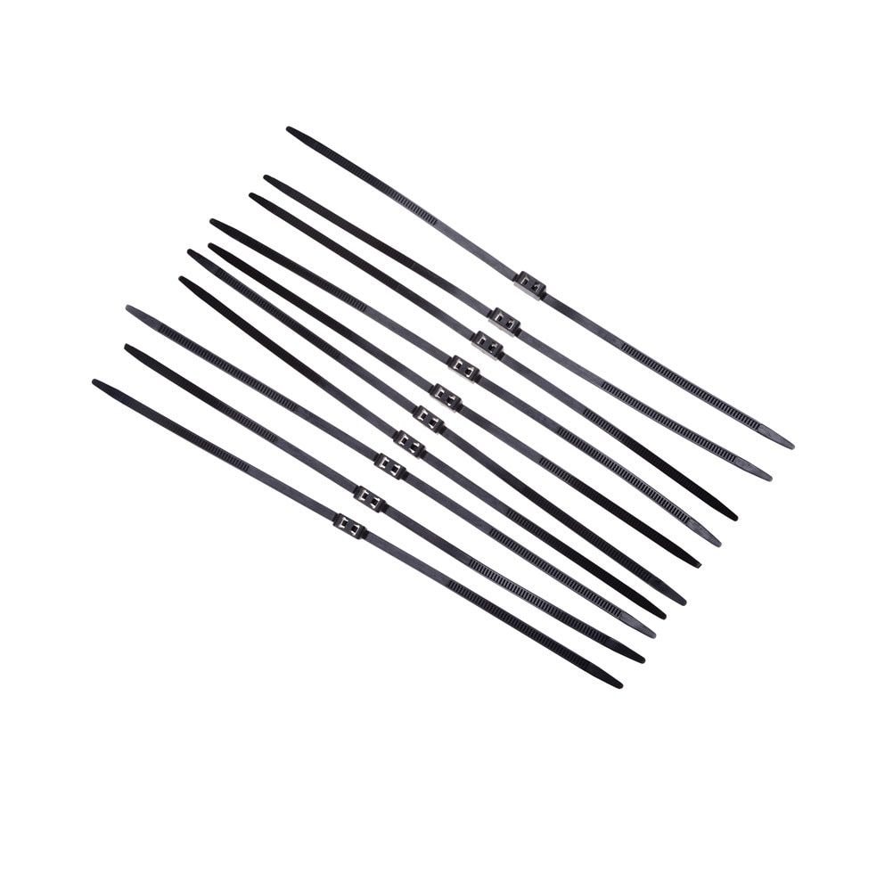 Hot 3PCS Lot Plastic Double Flex Cuff Disposable Zip Tie