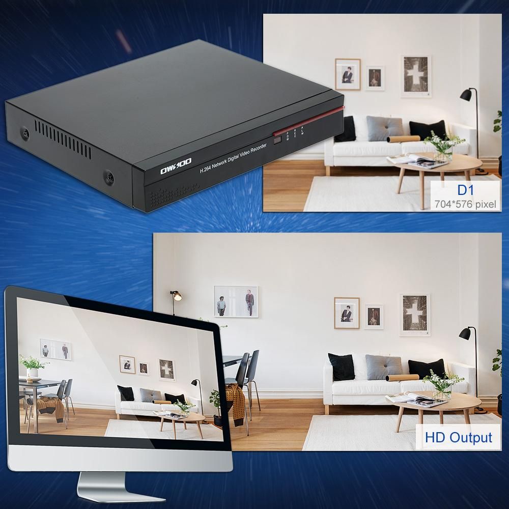 OWSOO 16CH Channel Full CIF H.264 HDMI P2P Cloud Network DVR Digital Video Recorder + 1TB Seagate Hard Disk support Audio Record Phone Control Motion Detection Email Alarm PTZ for CCTV Security Camera Surveillance System