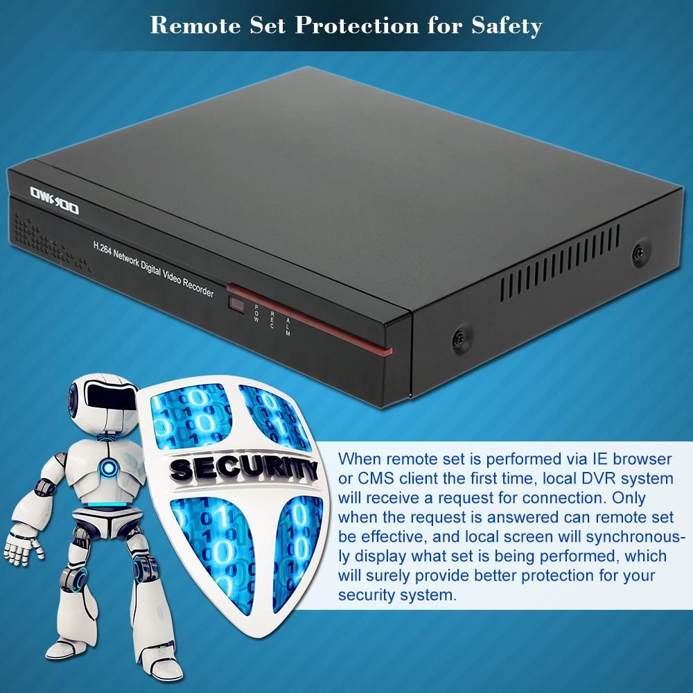 OWSOO 16CH Channel Full CIF H.264 HDMI P2P Cloud Network DVR Digital Video Recorder + 1TB Seagate Hard Disk support Audio Record Phone Control Motion Detection Email Alarm PTZ for CCTV Security Camera Surveillance System