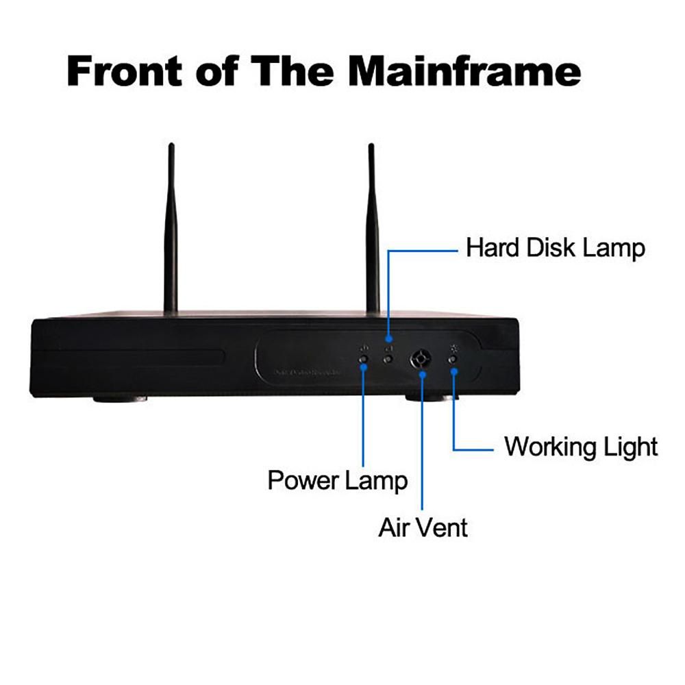 8CH Channel 3mp/5mp NVR Network Video Recorder NVR  CCTV Security Surveillance System (Hard Drive Not Included)